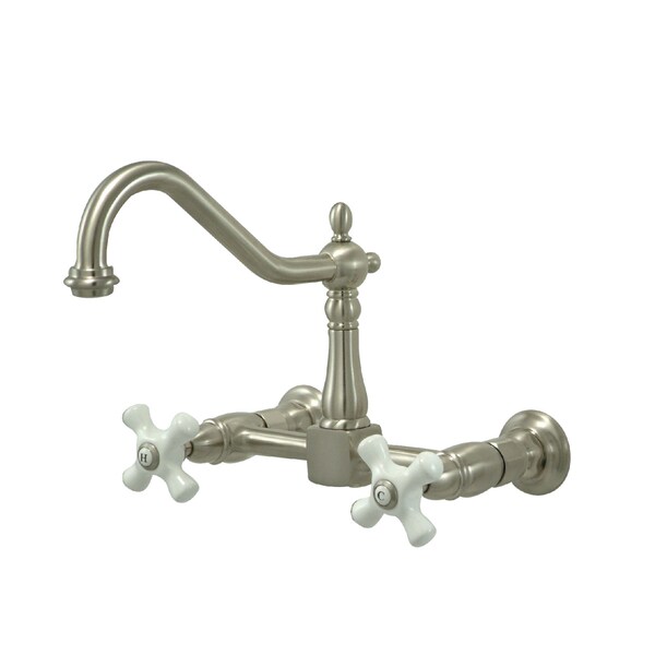 Heritage KS1248PX 2-Handle 8-Inch Wall Mount Kitchen Faucet KS1248PX - main
